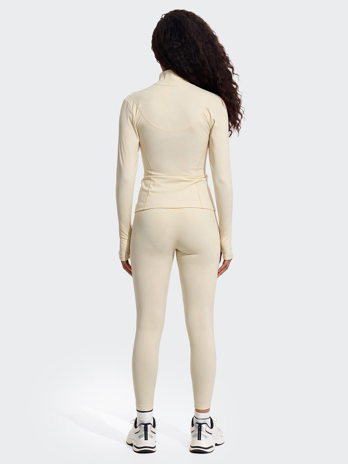 Image of Tshirt Manica Lunga Donna F**K Crema WW0244-CM