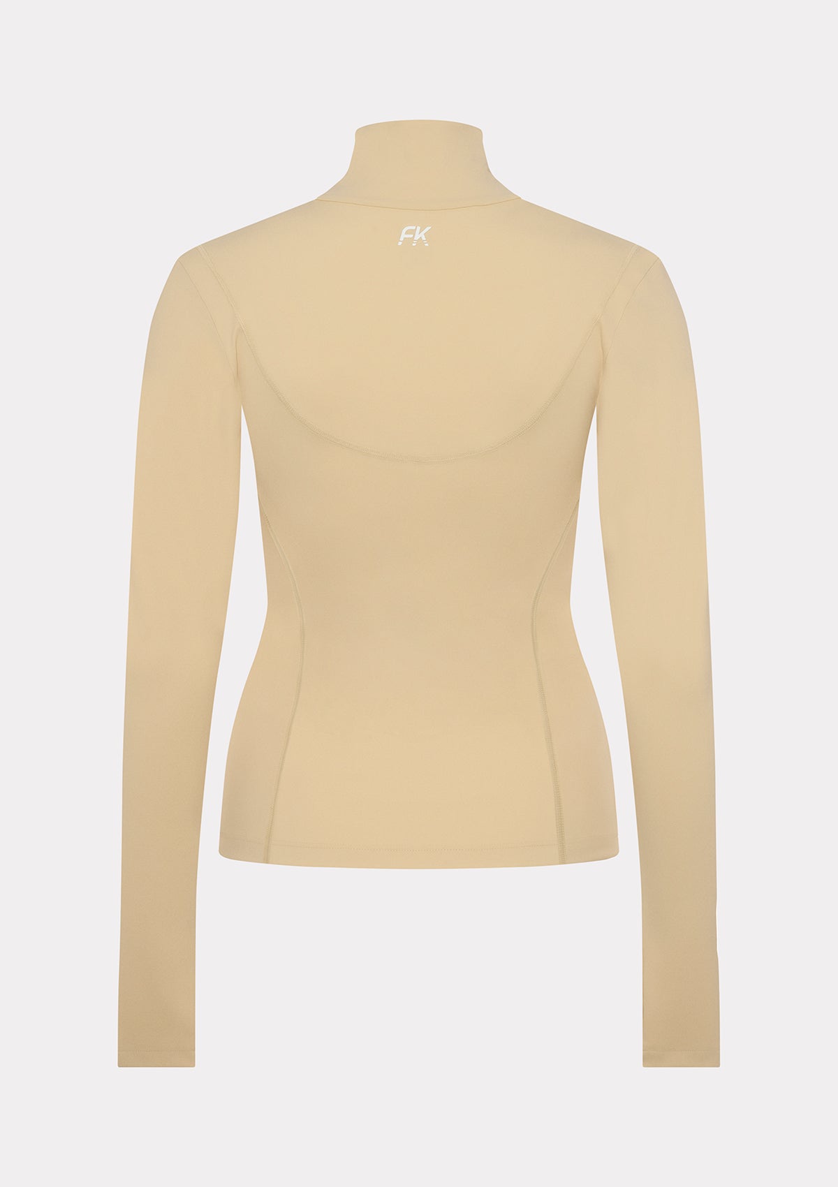 Image of Tshirt Manica Lunga Donna F**K Crema WW0244-CM