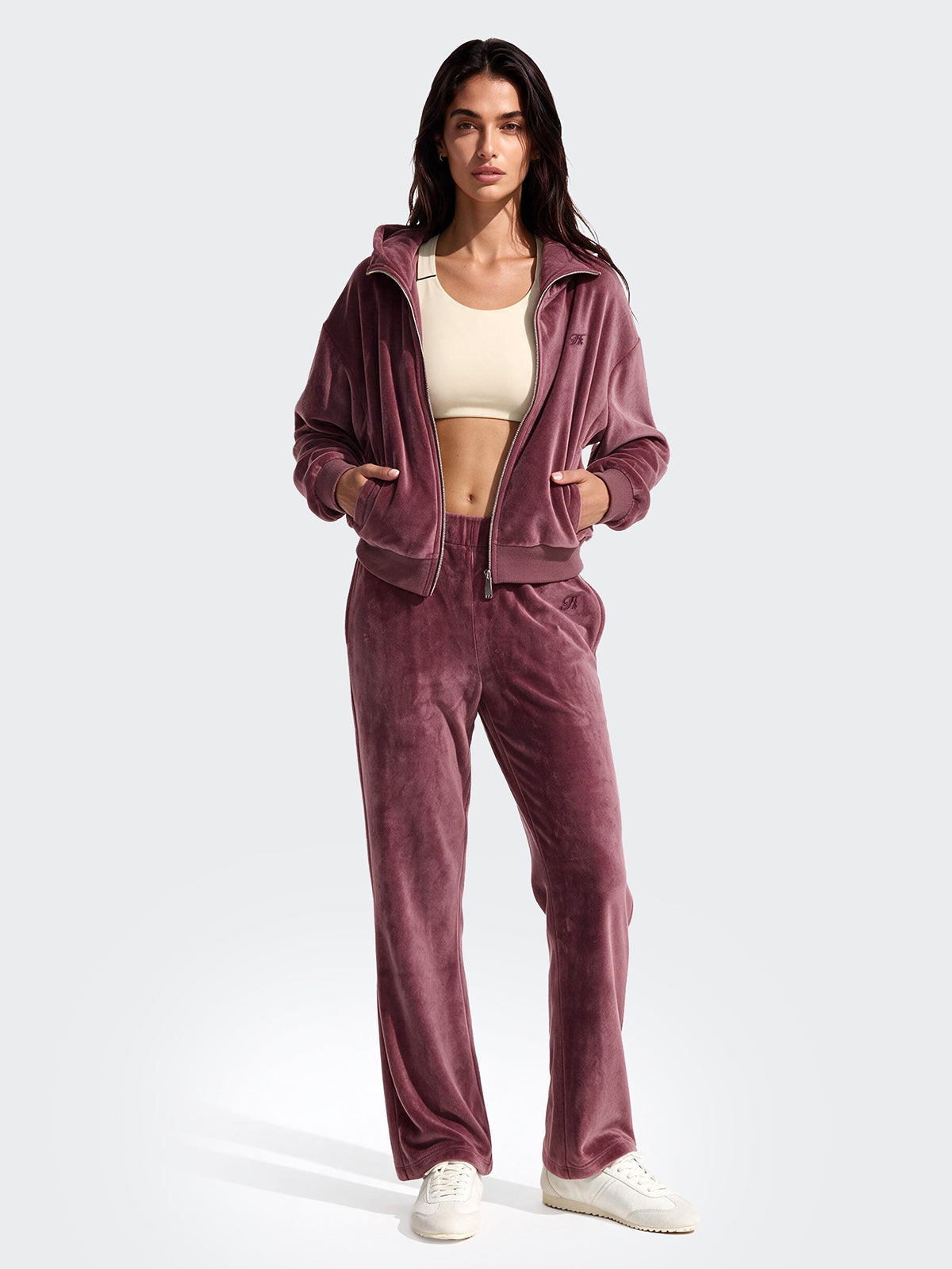 Felpa con Cappuccio Donna F**K Antique Rose WW0406-AR