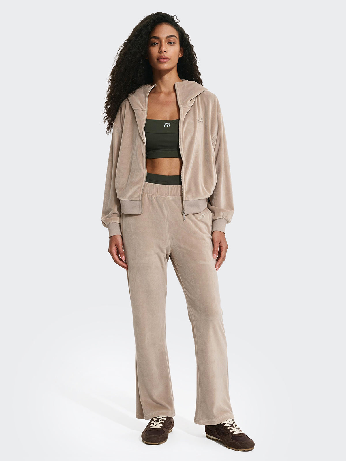 Image of Pantalone Donna F**K Crema WW0408-CM