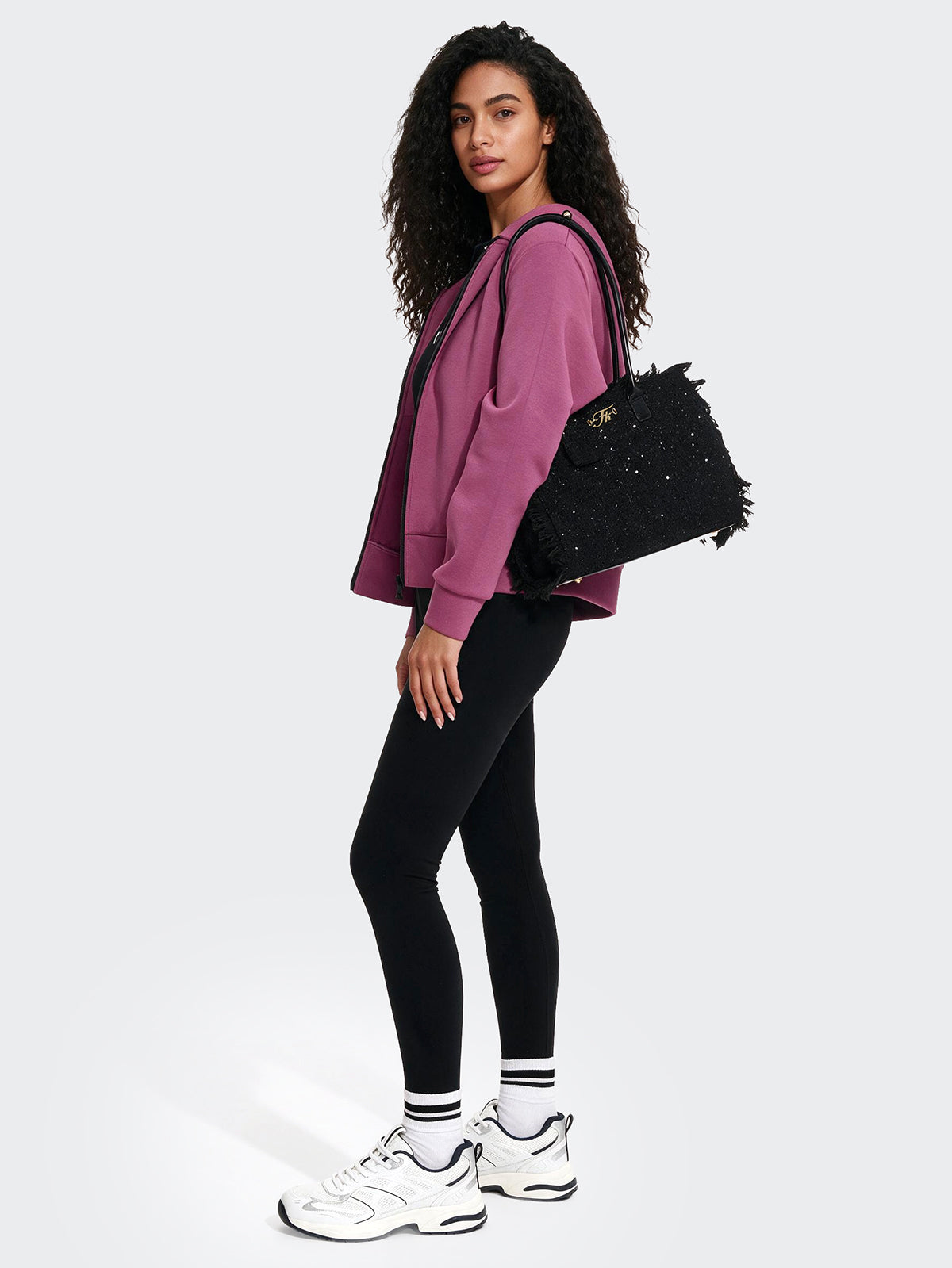Felpa con Cappuccio Donna F**K Rosa WW0500-PK