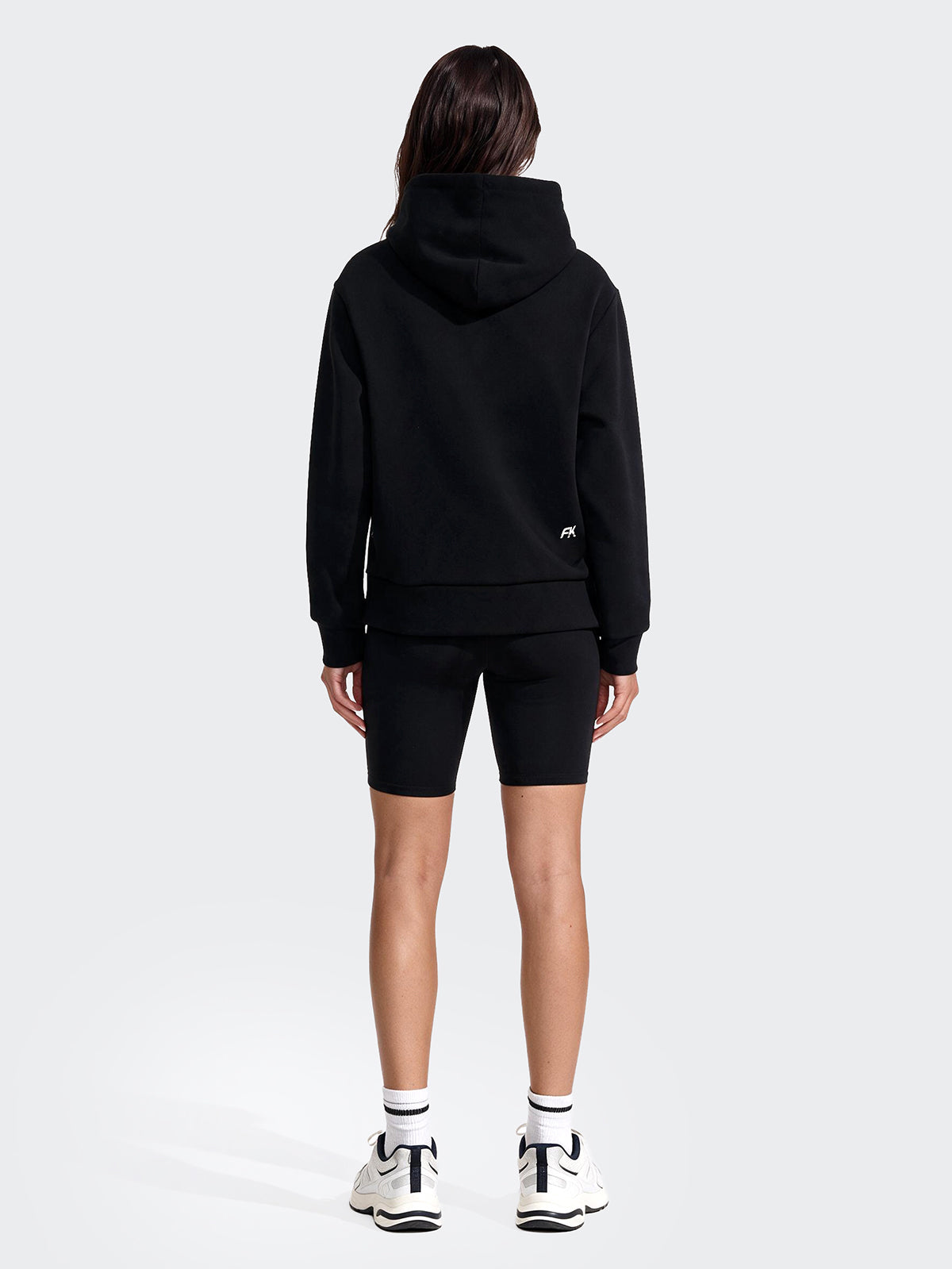 Image of Women's Hooded Sweatshirt F**K Black WW0505-BK