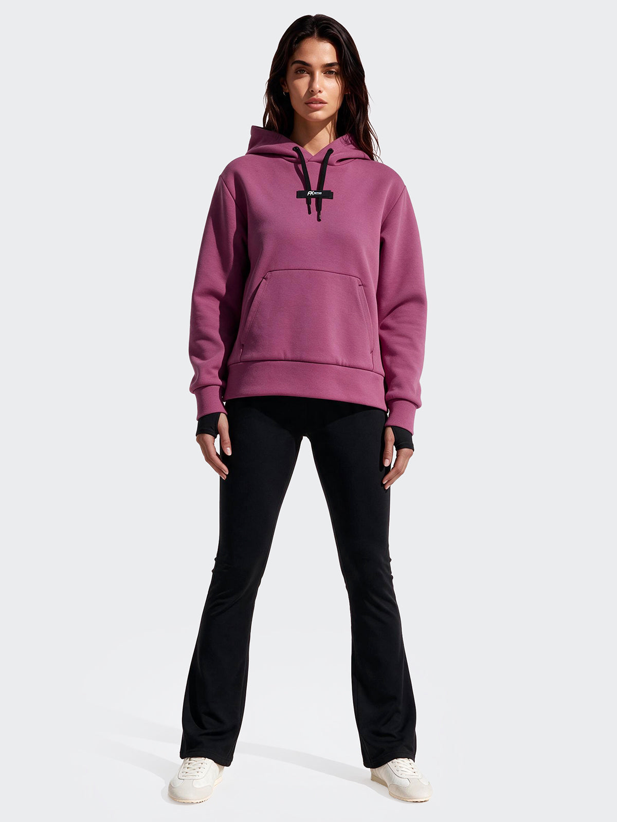 Felpa con Cappuccio Donna F**K Rosa WW0505-PK