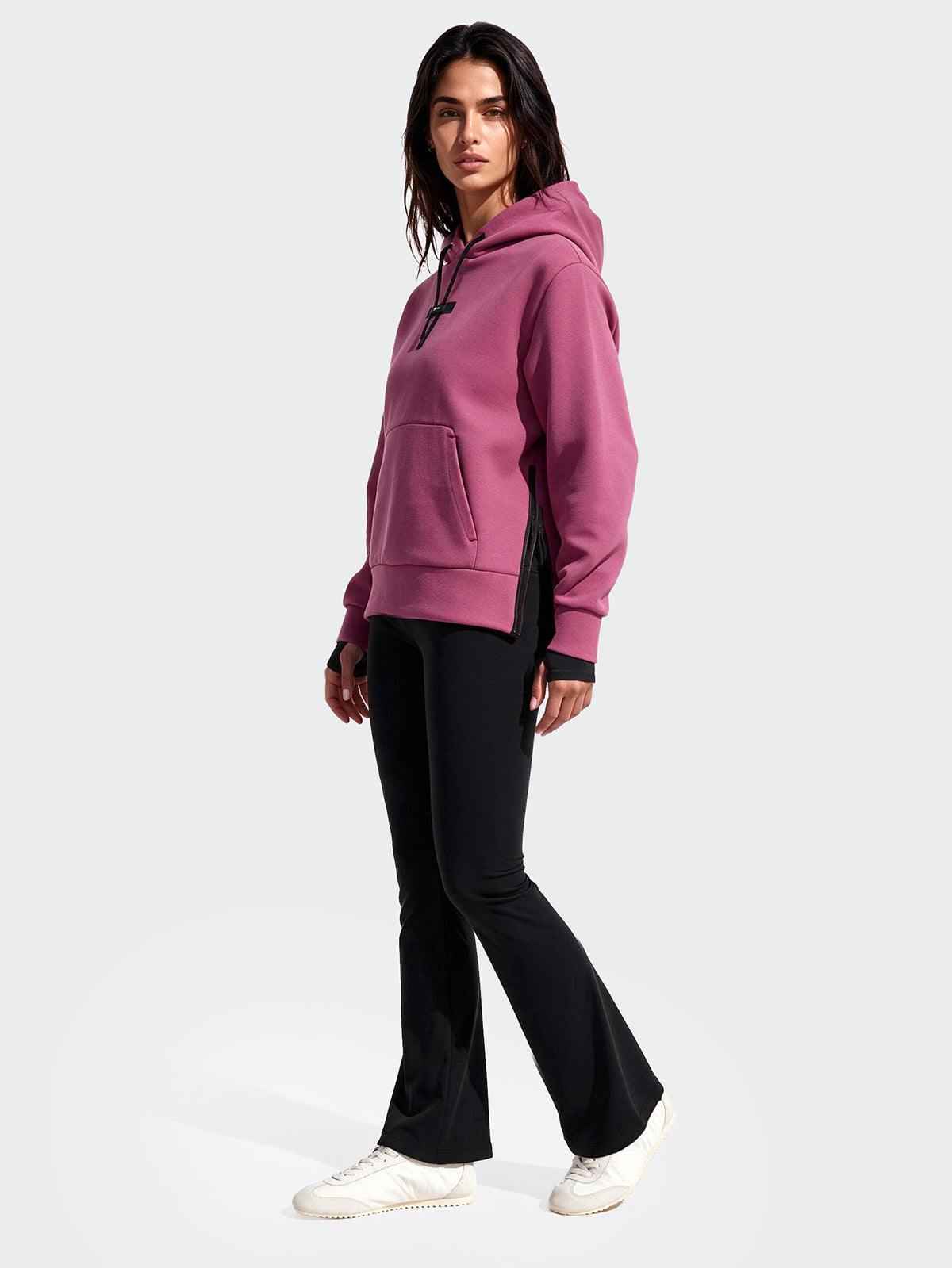 Image of Felpa con Cappuccio Donna F**K Rosa WW0505-PK