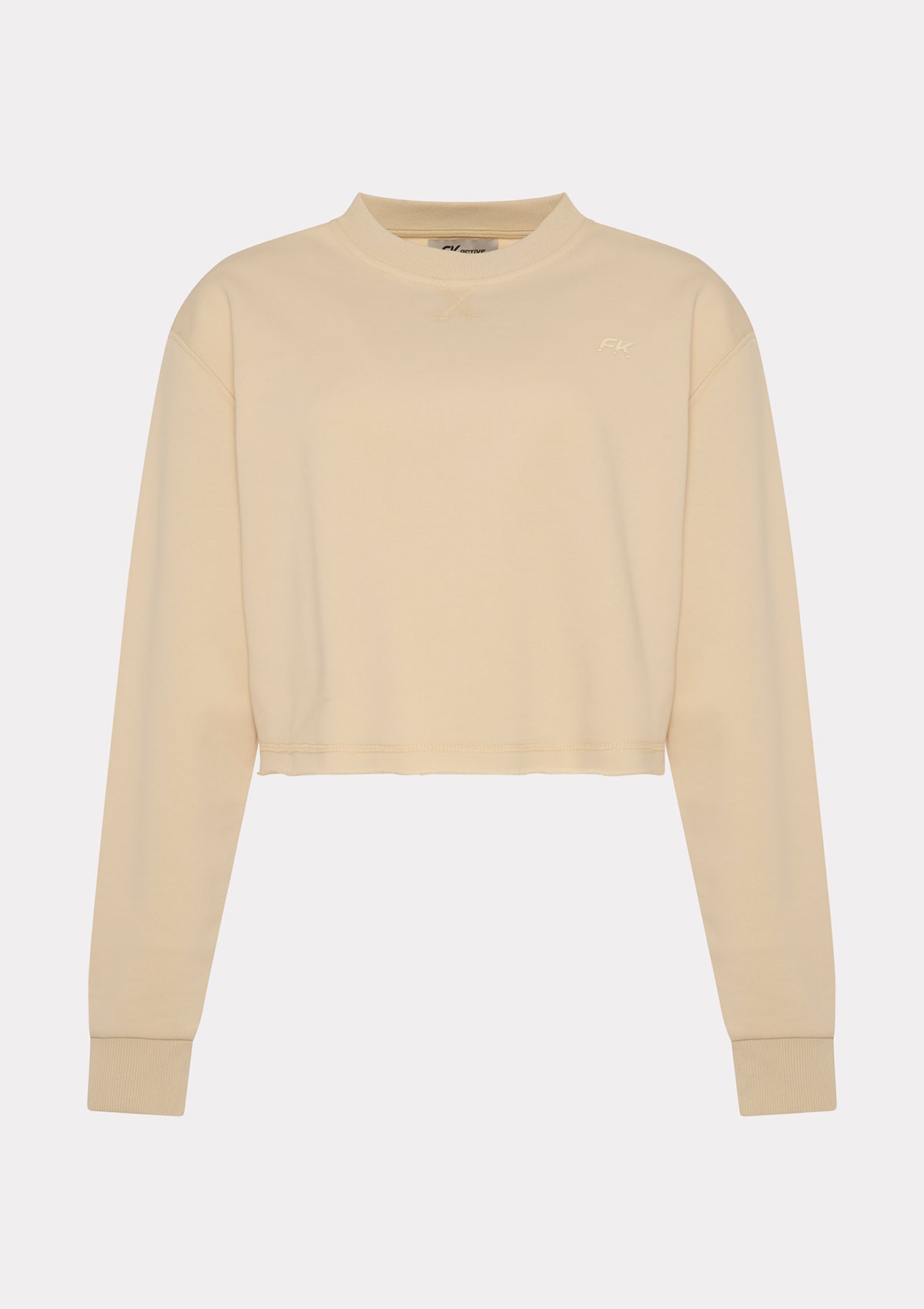 Image of Felpa Paricollo Donna F**K Crema WW0601-CM