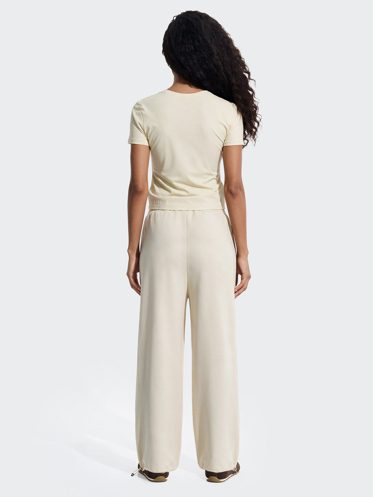 Pantalone Donna F**K Crema WW0602-CM