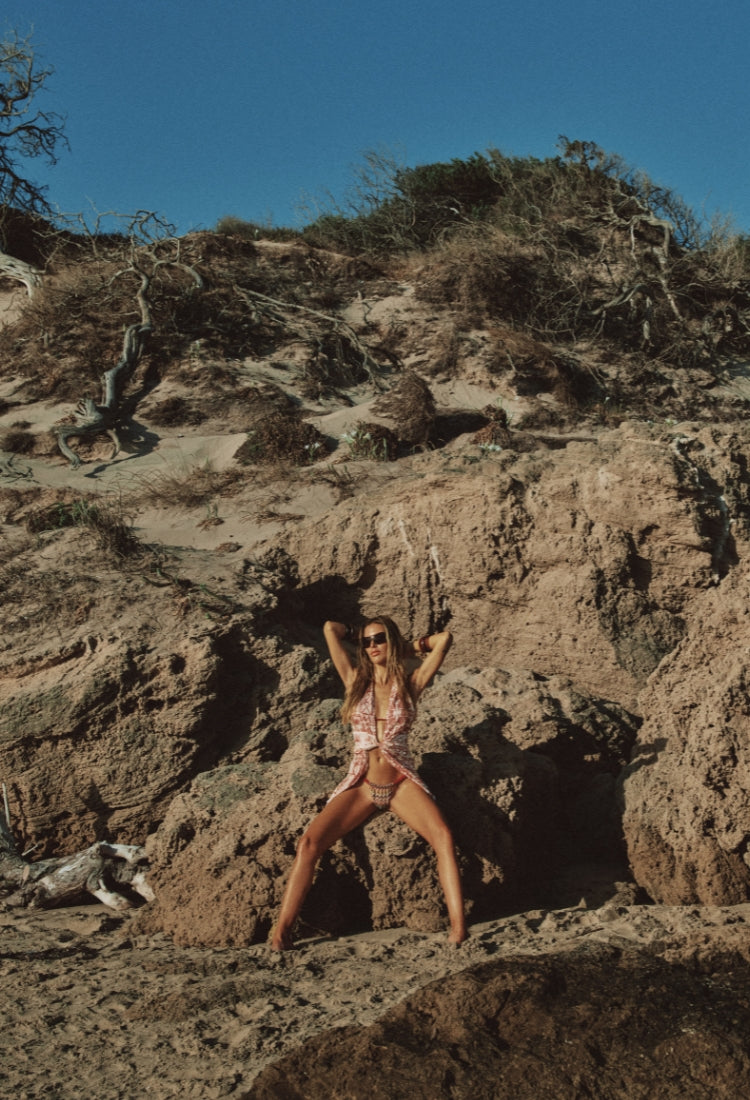 F**K Official women's beachwear lifestyle photography