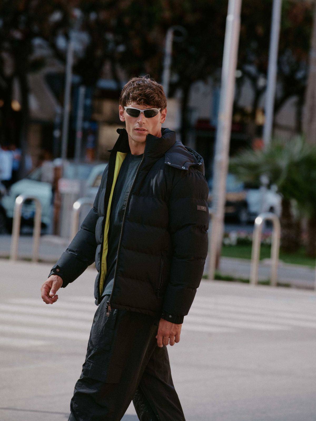 Image of Giubotto con Cappuccio Uomo F**K Nero WM3100-BK