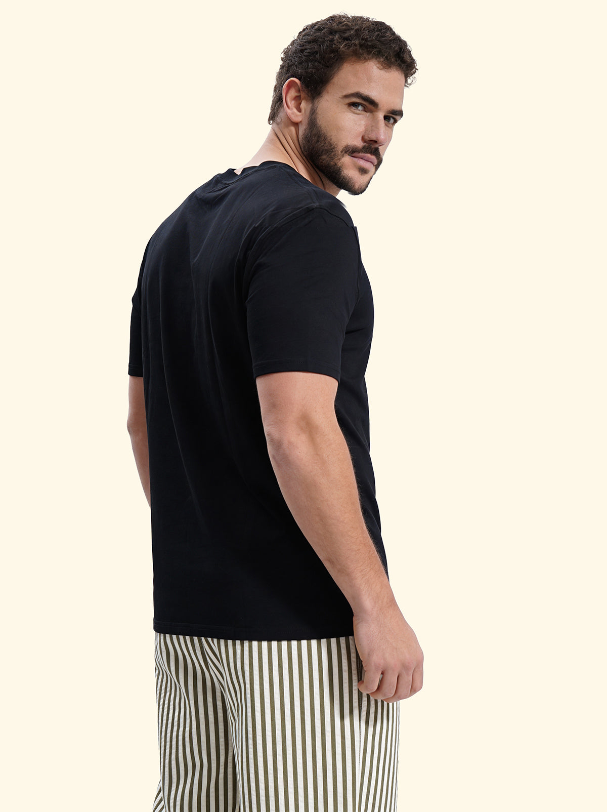 Herren-T-Shirt F**K Schwarz SM6002-BK