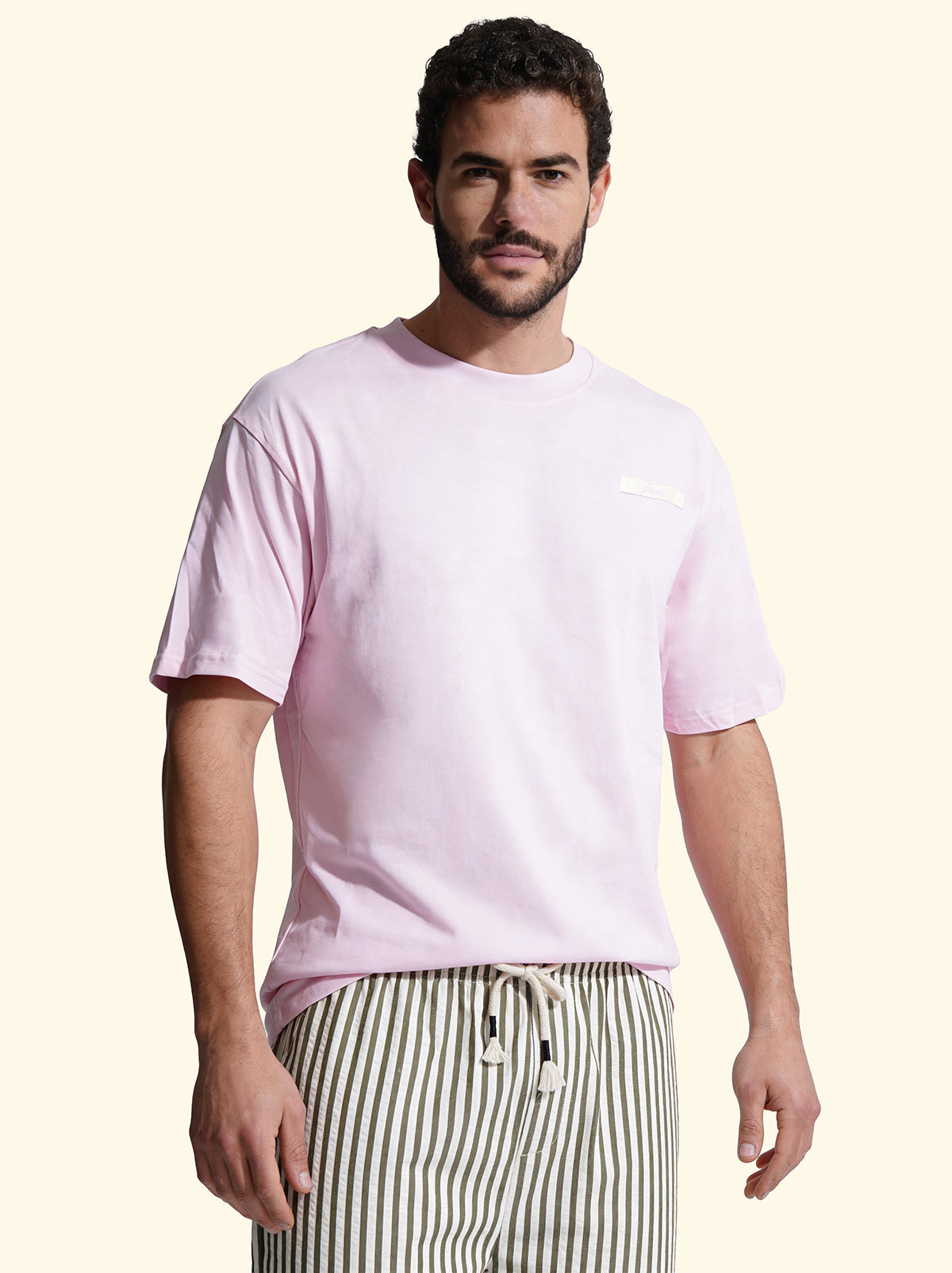 Camiseta masculina F**K Rosa SM6002-PK