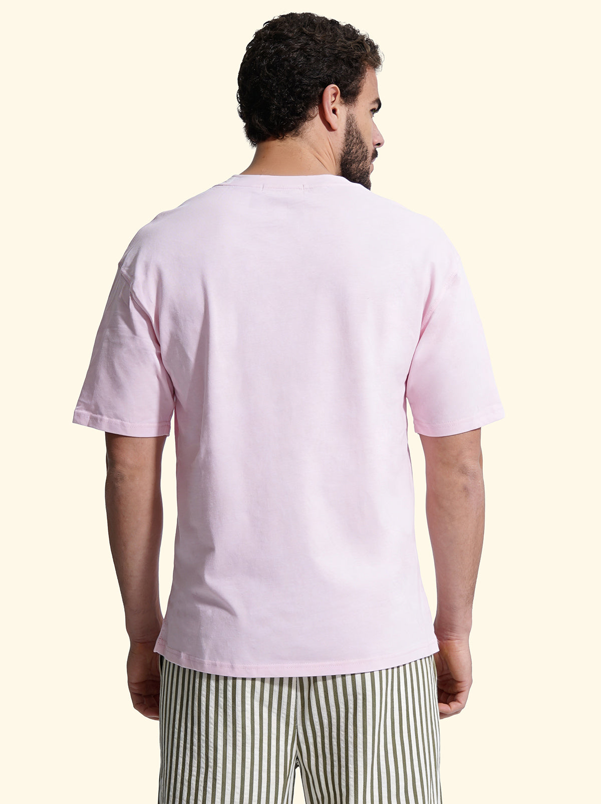 Camiseta masculina F**K Rosa SM6002-PK