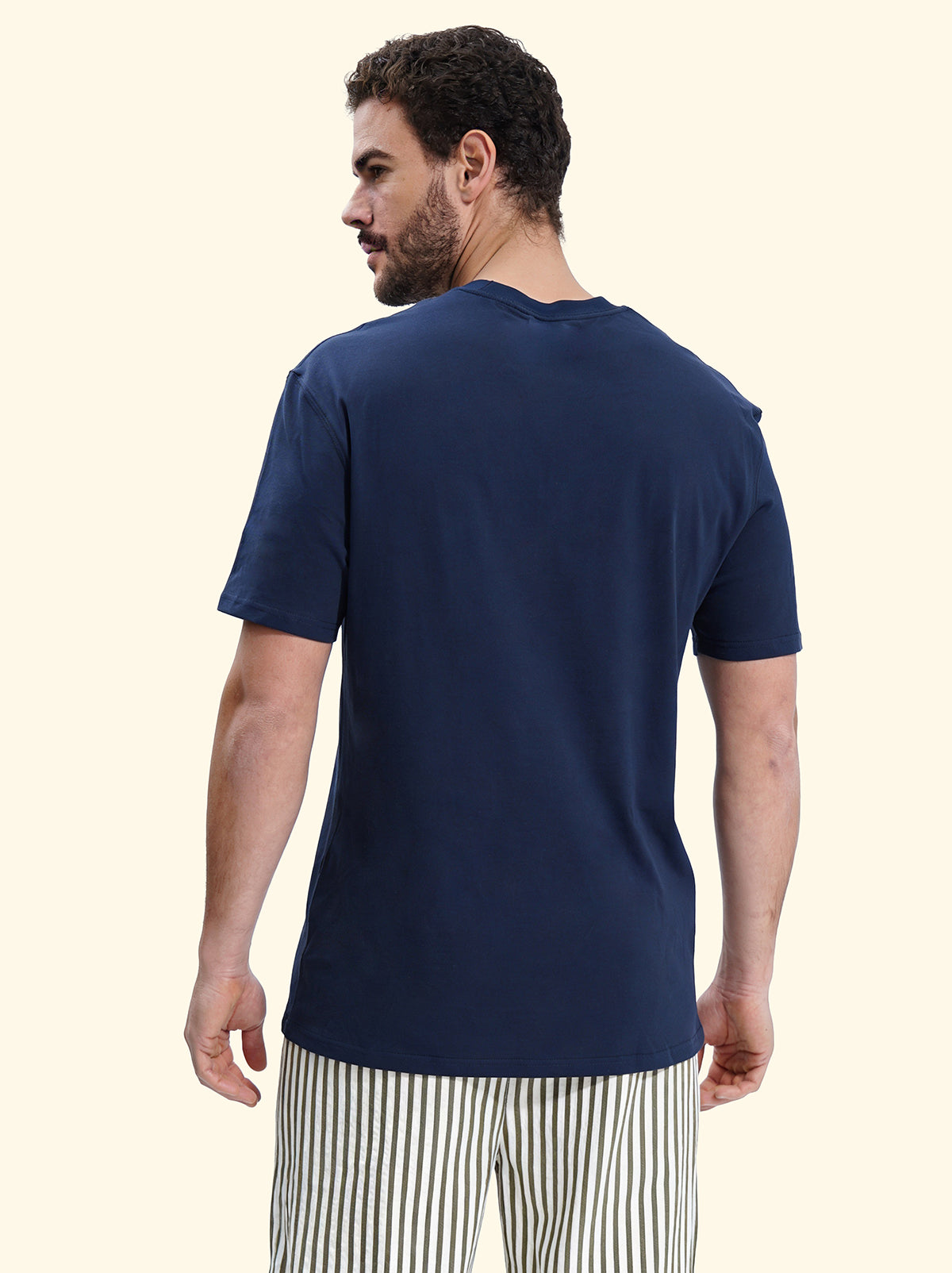 Men's T-Shirt F**K Blue SM6003-BU