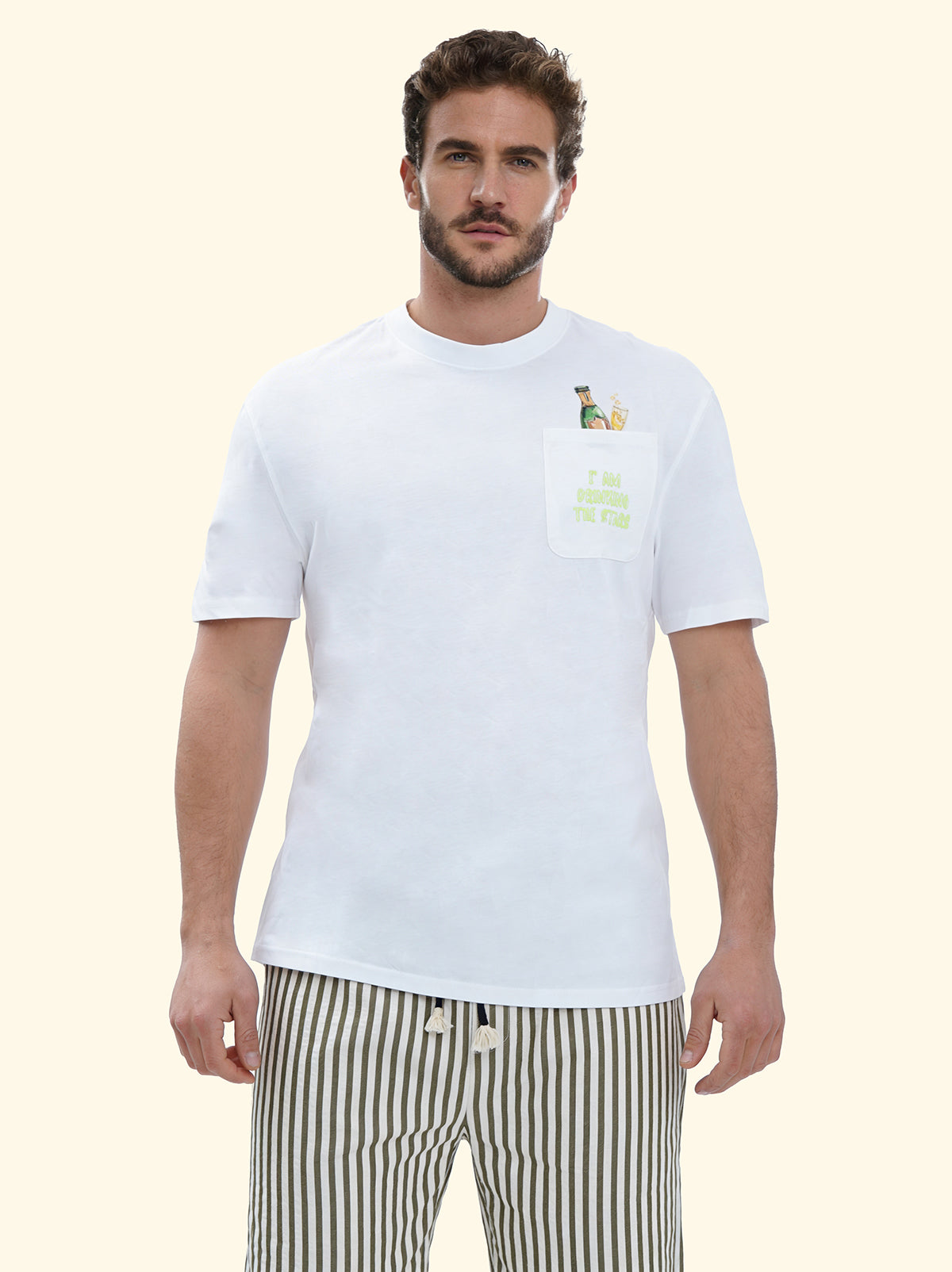 Men's T-Shirt F**K White SM6003-WH