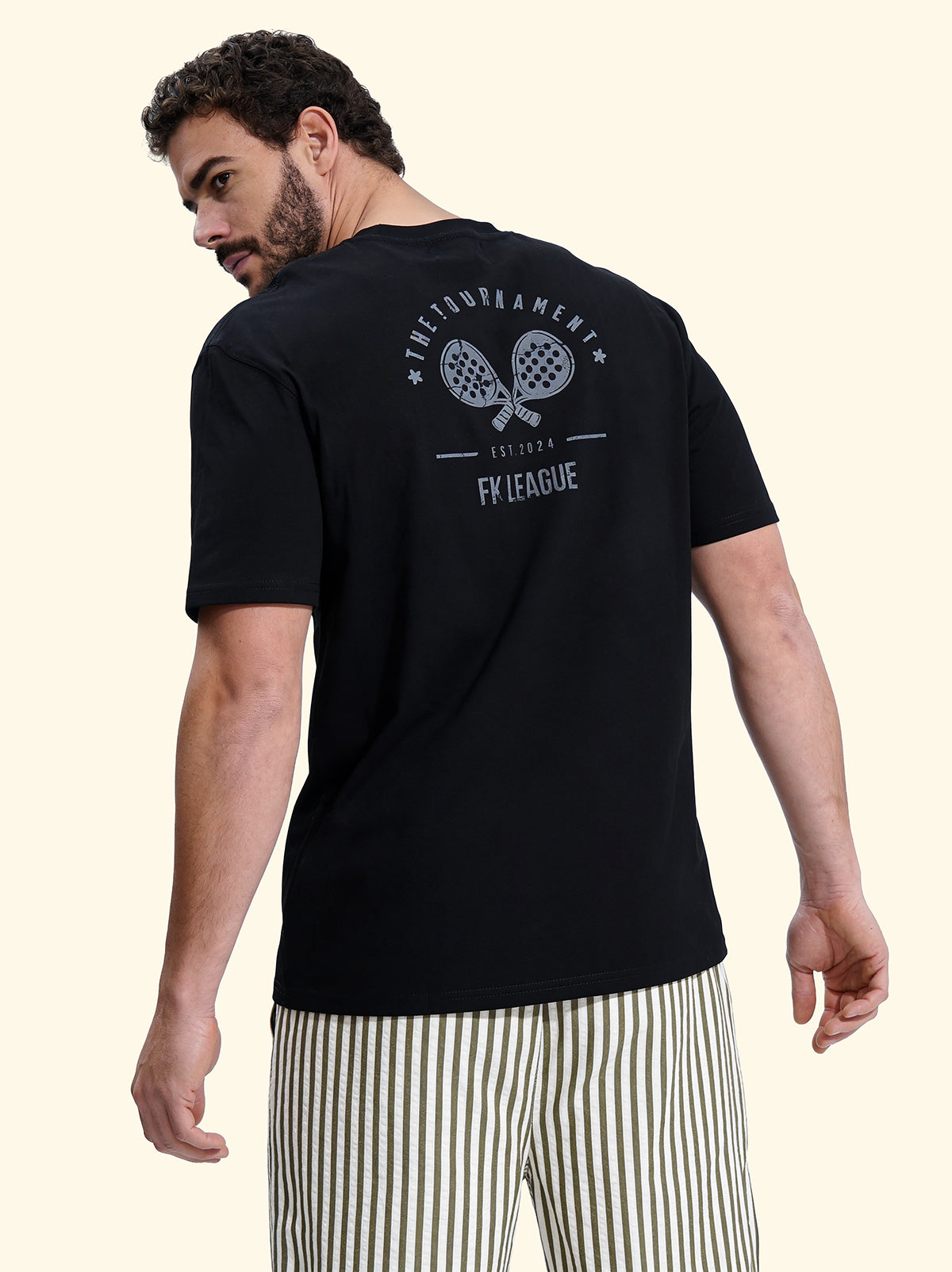 Men's T-Shirt F**K Black SM6007-BK