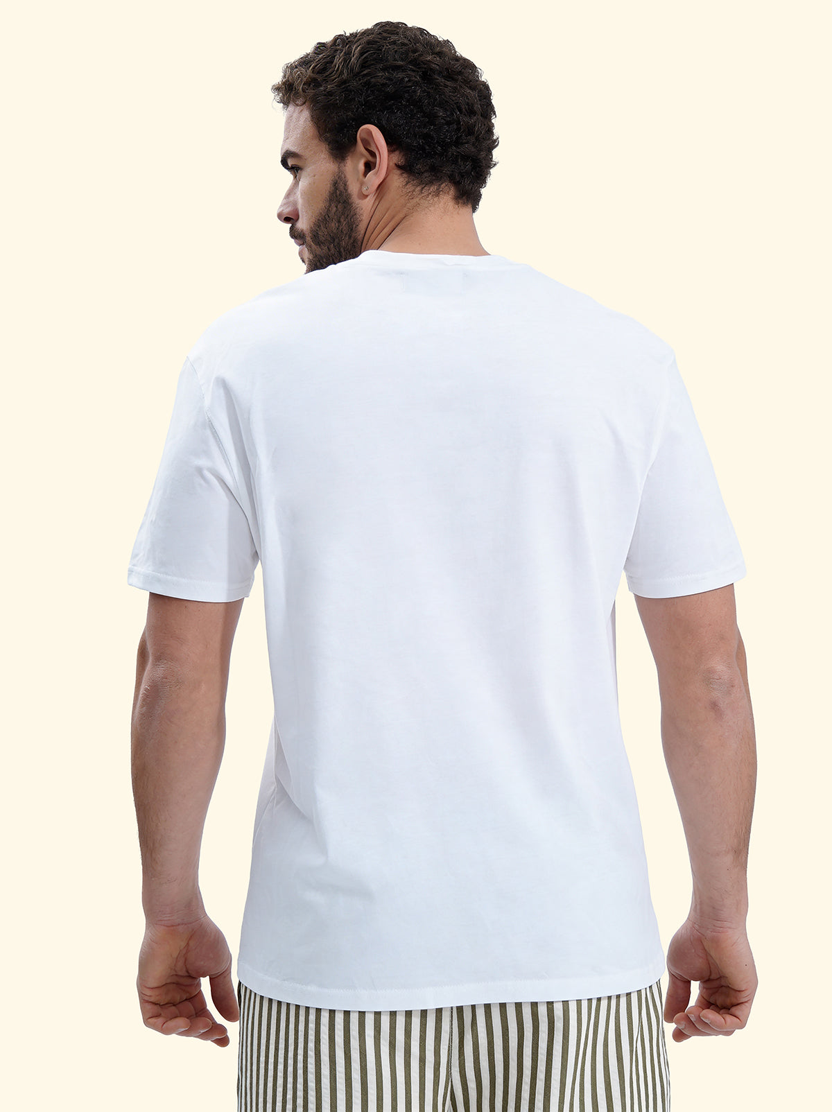 Men's T-Shirt F**K White SM6011-WH