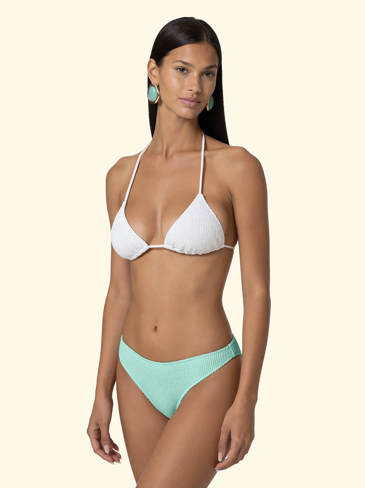 Image of Slip Fixed Woman F**K Aqua Green SW1221-AQ
